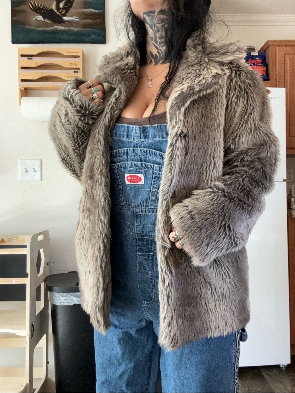 Vintage Faux Fur Coat